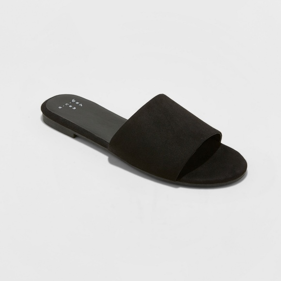 one strap slip on sandals